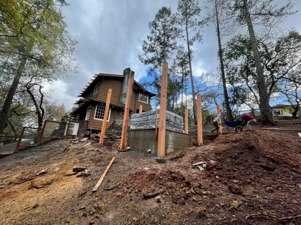 Proyecto residencial en preparación de sitio